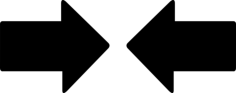 Inside Arrows Icon Svg Vector, Free Vectors File